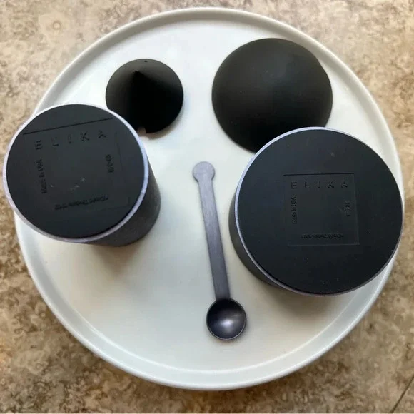 David Tisdale Vintage Elika Sugar Pot and Creamer set with lids and spoon - Picture 3 of 14